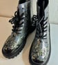 A pair of hand painted and sealed boots by Andrew Jenkins - Image 5