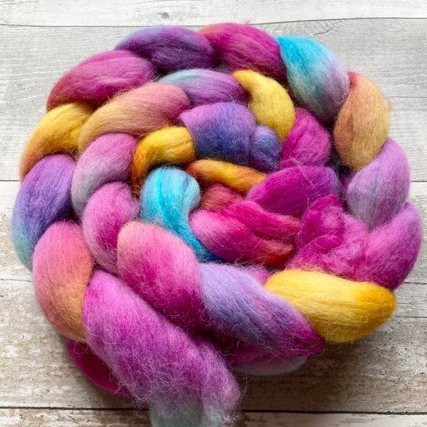 Merino Alpaca blend Spinning fibre 140g Pixie Path