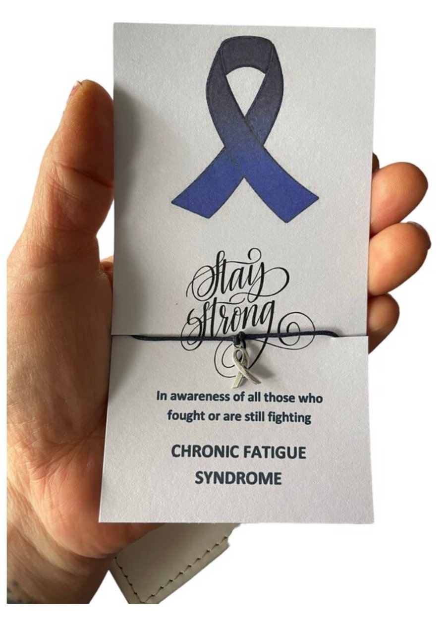 Set of 6 in awareness and support of chronic fatigue syndrome x6 set 