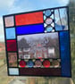 Summer Seconds Stained Glass Etched Butterfly Panel - Image 3