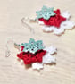 Microcrochet Christmas Earrings - Image 5
