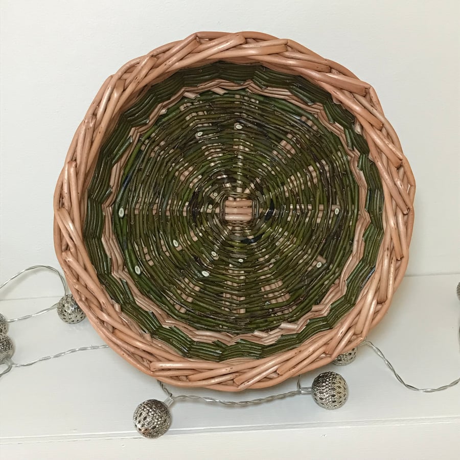 Willow Bread or Storage Basket - Handmade in Cornwall 561