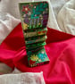 Upcycled unique hand painted tea light holder - Image 3