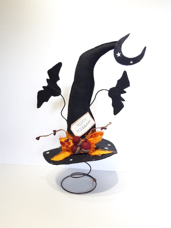 Witches Hat With Glow In The Dark Stars