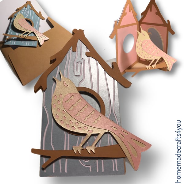 Pop up Birdhouse Card