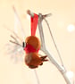 Christmas Robin hanging tree ornament, small gift - Image 2