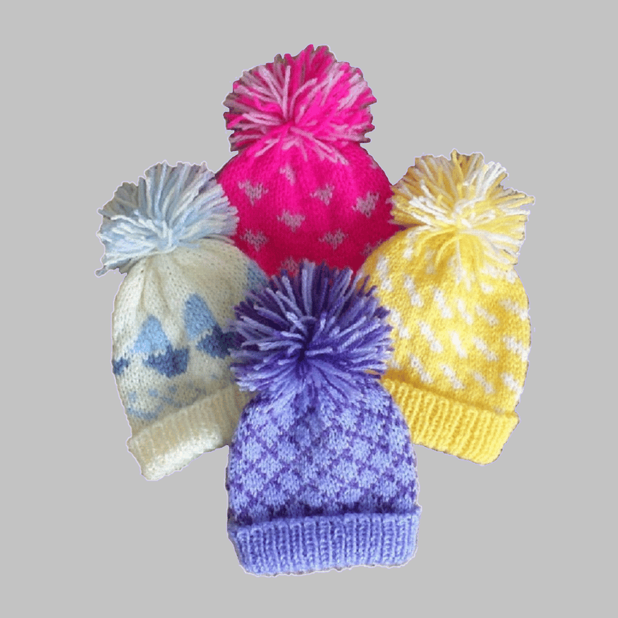 KNITTING PATTERN PDF Fair Iale Baby Hat