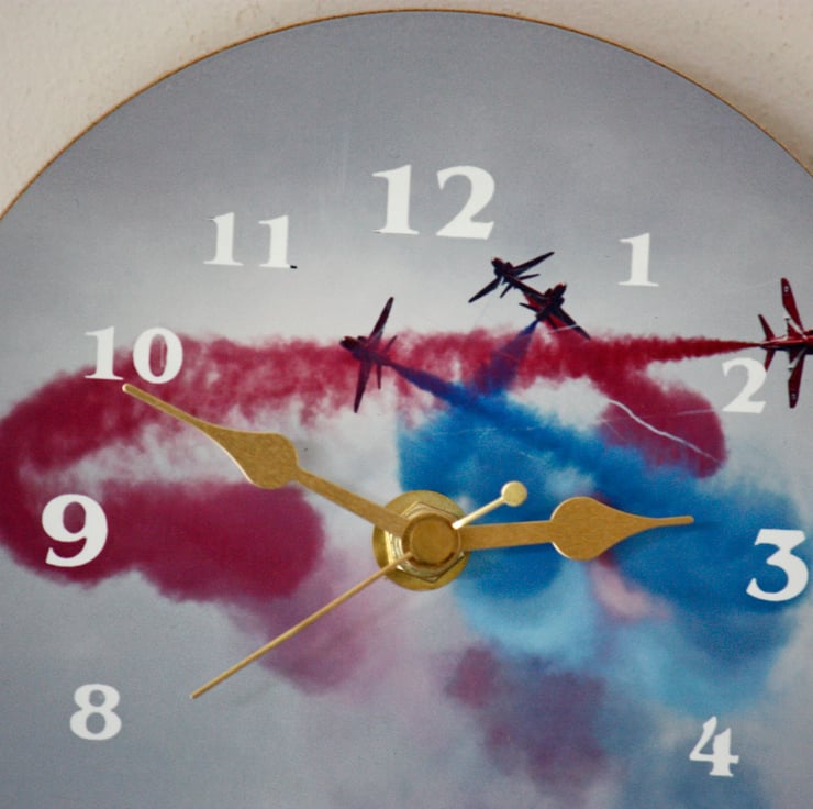Bar sign Clock - The Red Arrows - from original... - Folksy