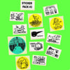 Thermal printed Sticker Pack 3