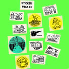 Thermal printed Sticker Pack 3