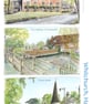 Whitchurch Scenes 100% Cotton Tea Towel - watercolour painting scenes - Image 4