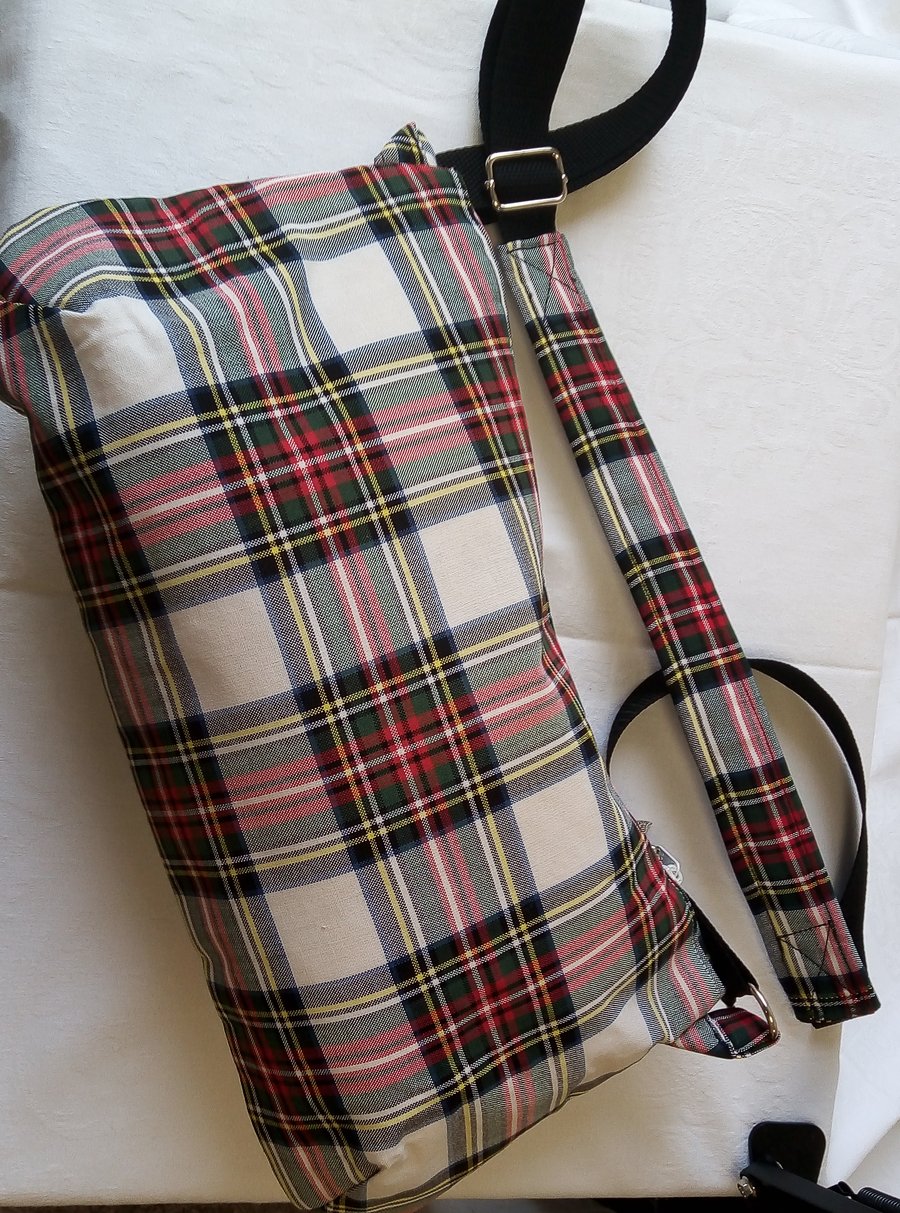 Dress Stewart Tartan Bag with adjustable strap Shoulder or Crossbody bag
