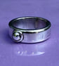 Silver Orb Ring - Classic  Fine Designer Sterling Silver Ring - Size T - Image 2