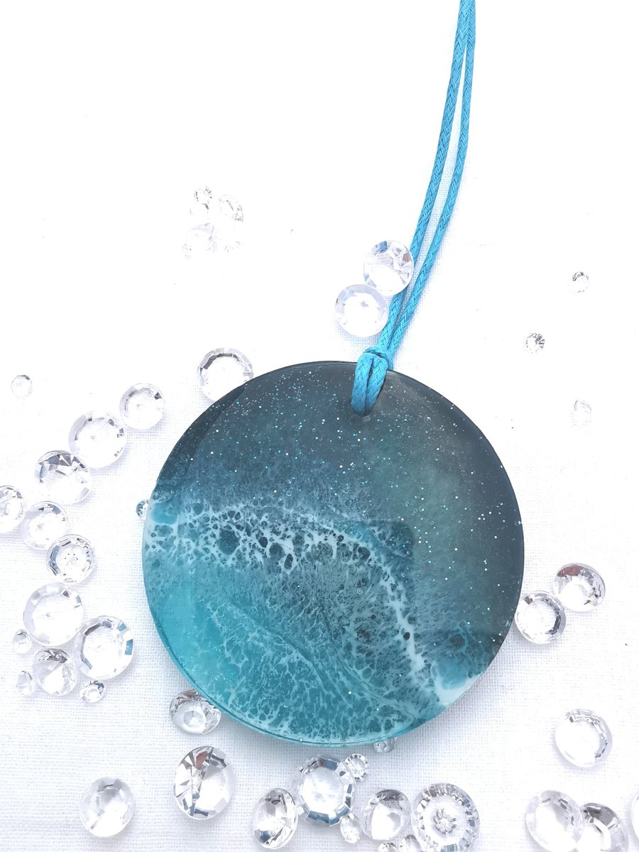 Large Resin Statement Pendant