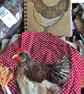 Needle felted hen folk art inspired wall decor. - Image 5