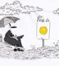 'Sunshine' an A4 sized original artwork - Image 1