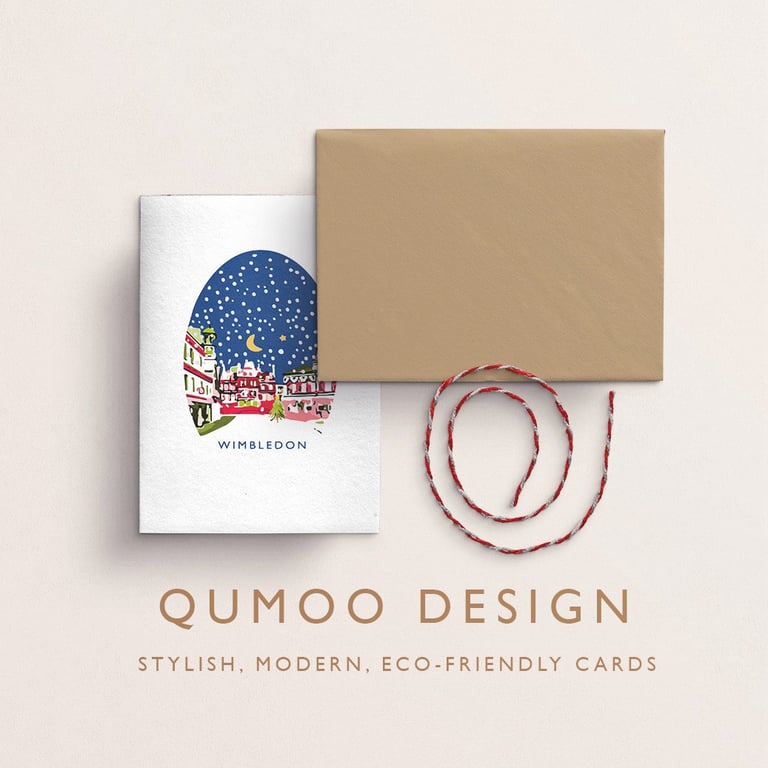 Wimbledon Village Christmas Card (QM 296)