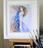 Nude woman standing. Original Watercolour painting - Image 2