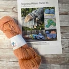 Fingerless Mittens Starter kit