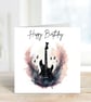Happy Birthday Card with Guitar 