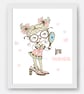 Fashion girl wall prints, Little fashionista wall art, girls room wall decor - Image 5
