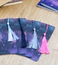 Endless Cosmos Bookmark with Tassel - Image 3