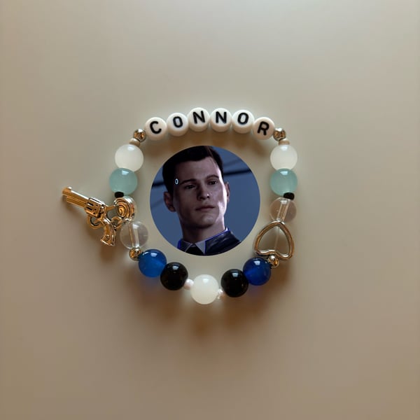 Connor Detroit Become Human inspired handmade bracelet