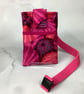 Sea urchin phone case, Shells pouch, Detachable strap, Handmade - Image 1