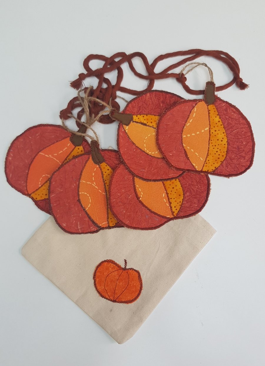 Pumpkin Halloween bunting 