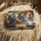 Rustic wooden trinket chest