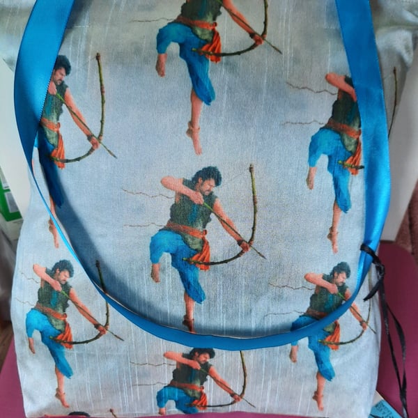 Indian Archer Handmade Silk Bag