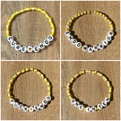 Endometriosis Beaded Bracelets