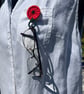 Glasses Holder Brooch - 'Poppy' - Image 5
