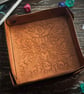 Handmade Genuine Leather Fantasy Dice Tray