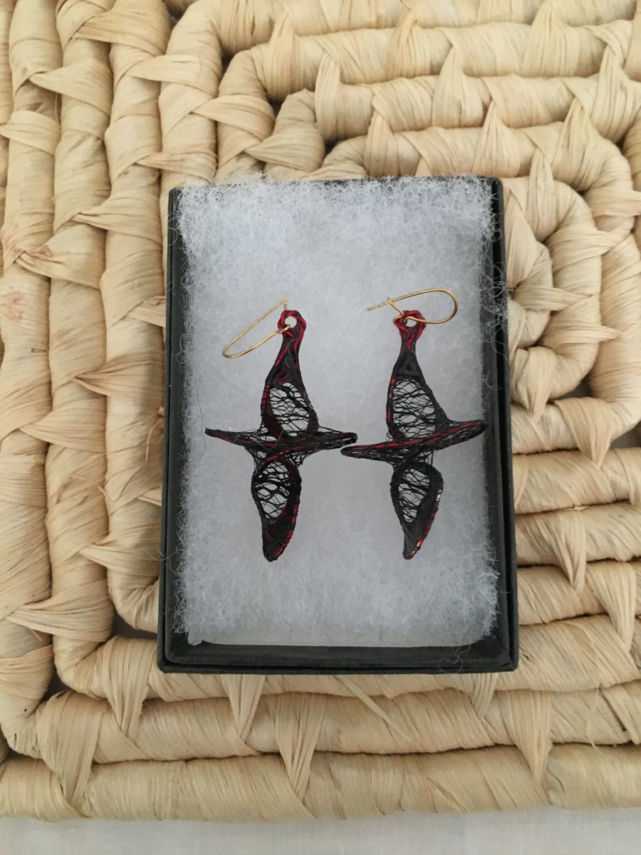 Lacquer Resin Earrings