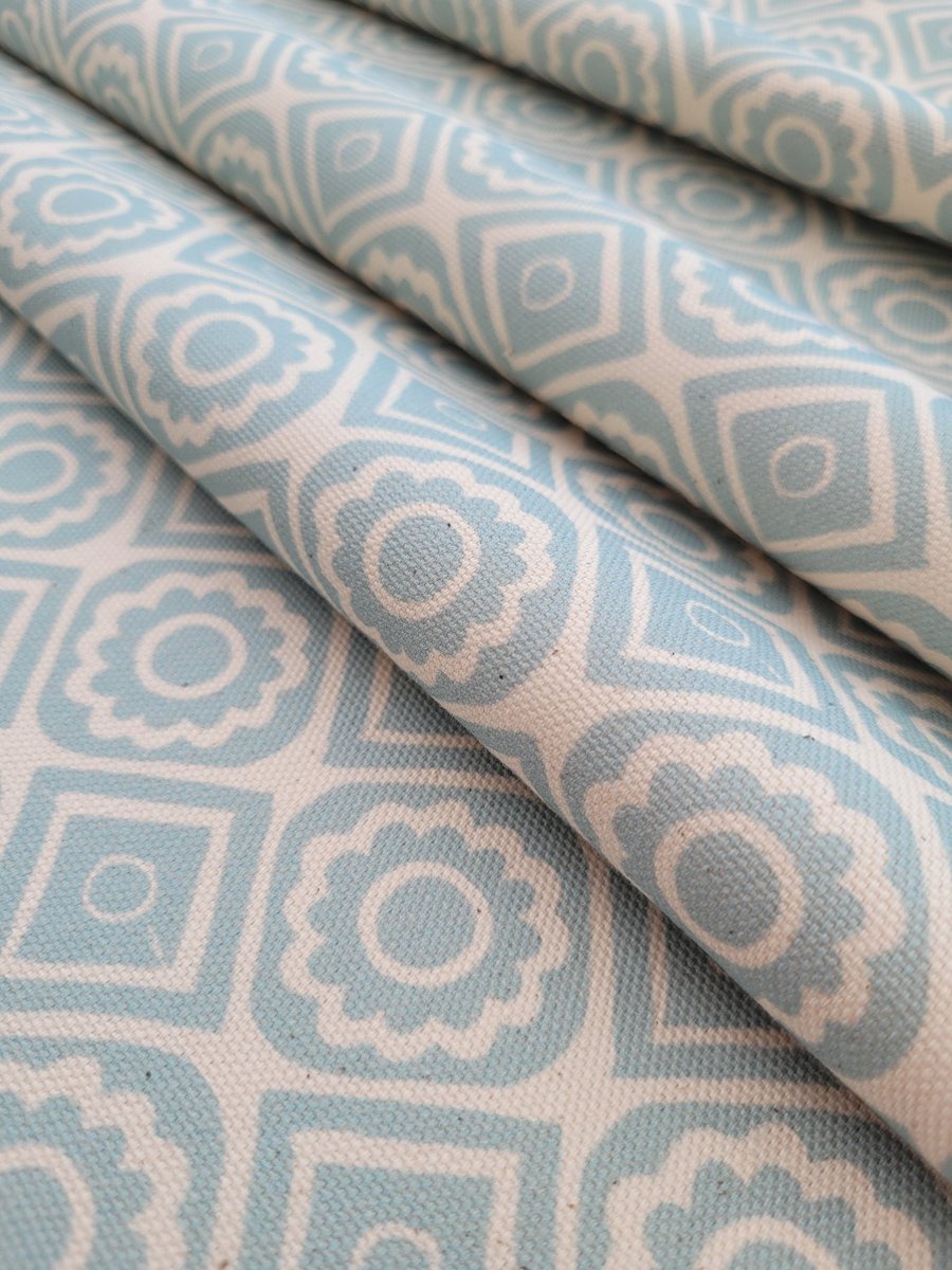 'Rebecca' Fabric in powder blue