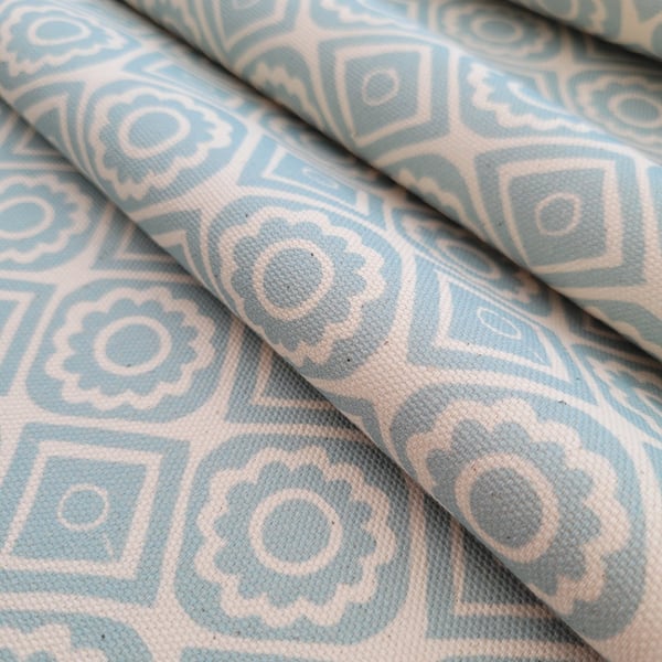 'Rebecca' Fabric in powder blue