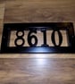 Framed Number  Wall Plaque......................Wrought Iron (Forged Steel)  - Image 4