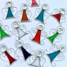 Stained Glass Mini Angel Suncatchers - Handmade Hanging Decoration