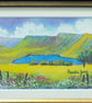 Llyn Y Fan Fach, Brecon Beacons, Original Watercolour, in 7x5'' Dark wood frame - Image 2