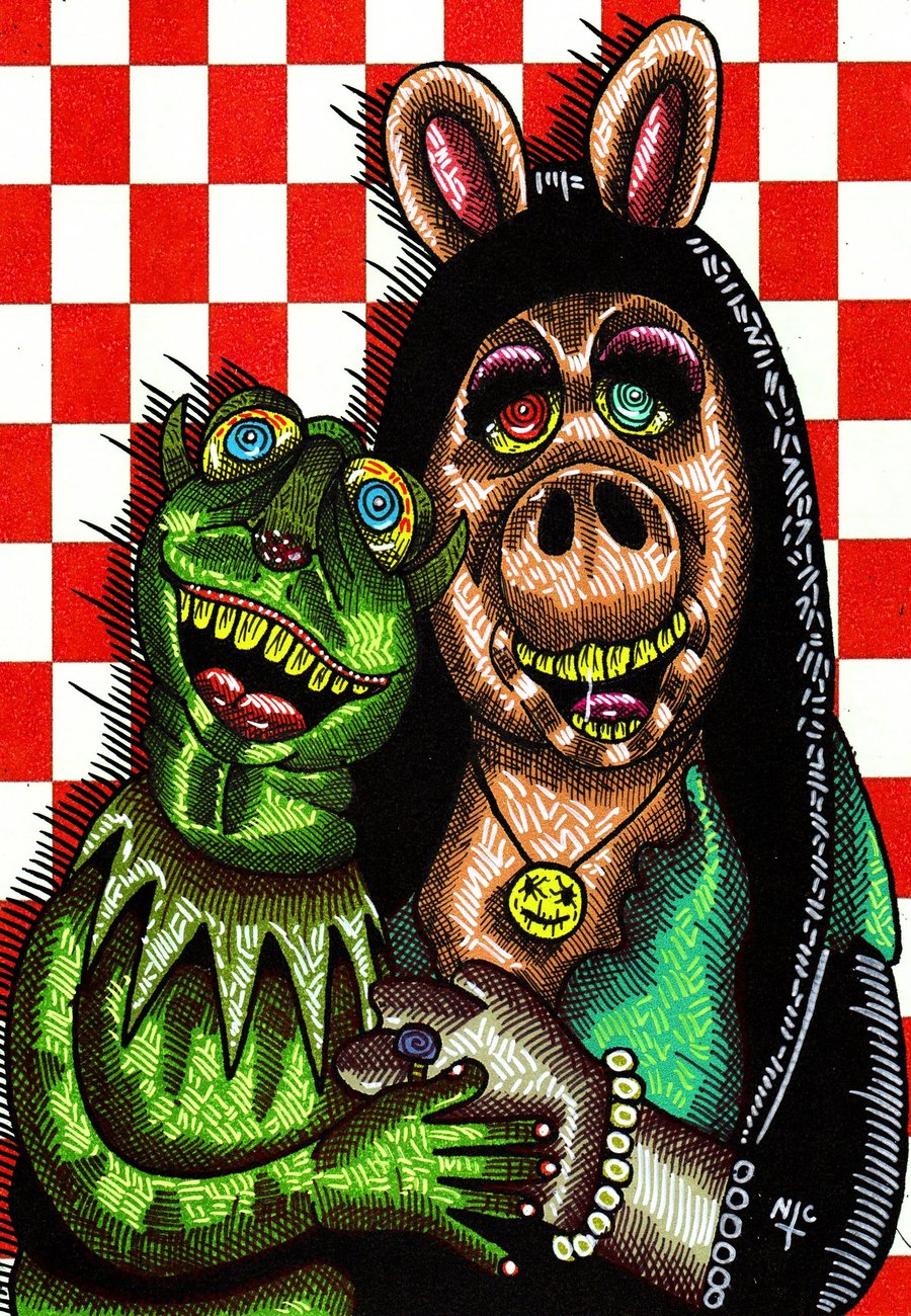 KERMIT AND MISS PIGGY