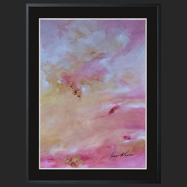 Chromatic Currents - Original, Abstract Watercolour Painting