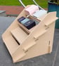 Jewellery Box Display Stand - 4 Shelf (Sloping) - Flat packing