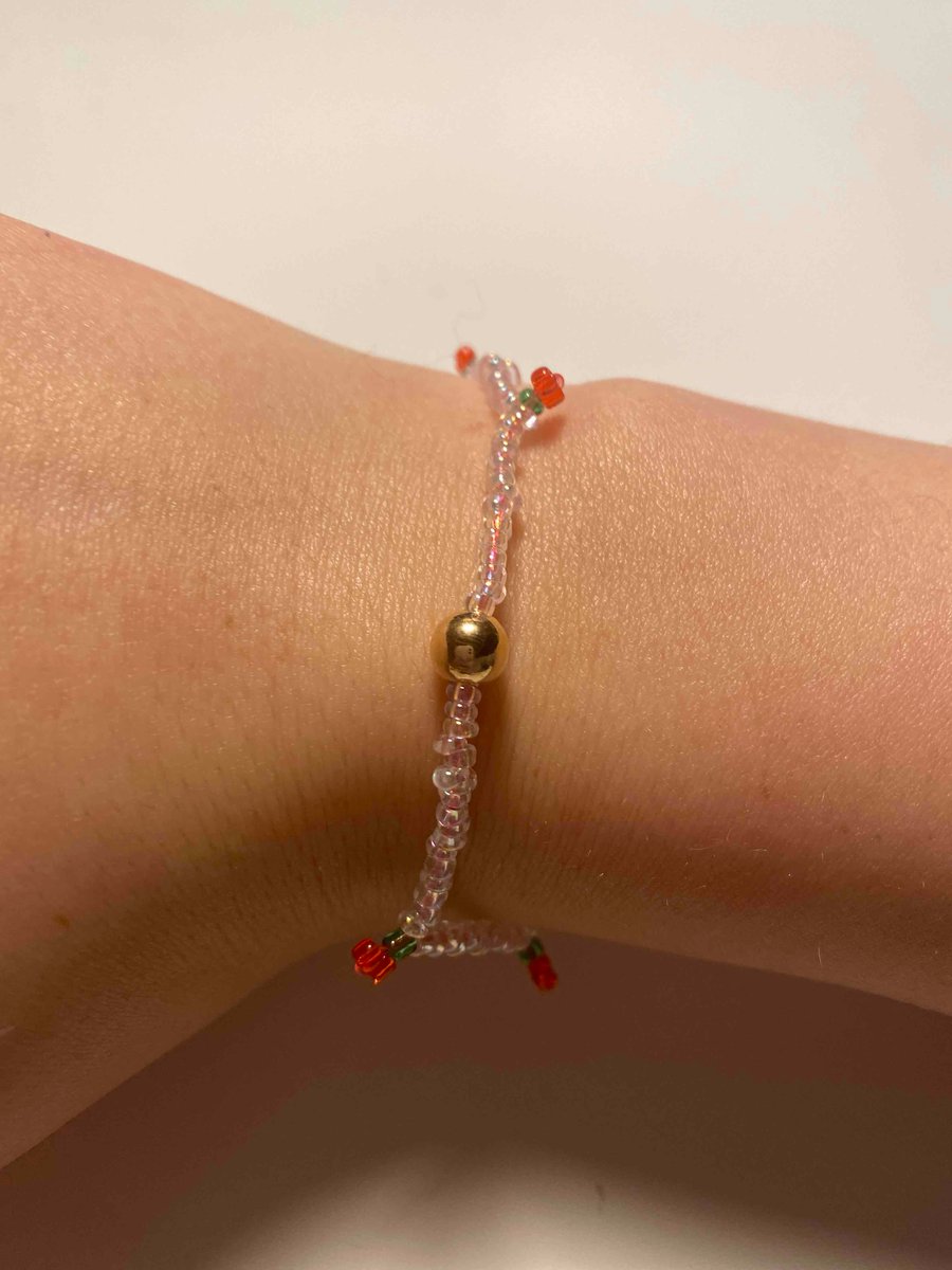 Cherry summer bracelet 