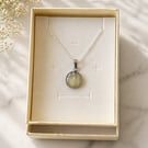 In loving memory pendant - hair fur or ashes 