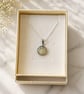 In loving memory pendant - hair fur or ashes 