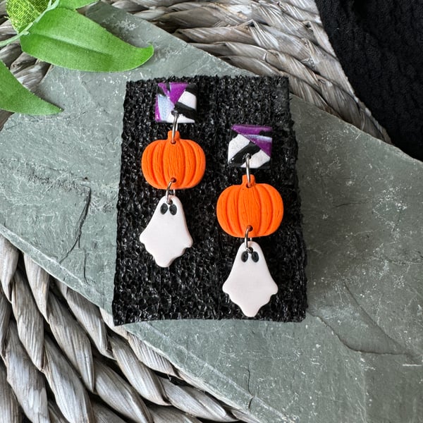 Pumpkin Ghosts & Co Earrings 