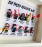 Horror Halloween "In This House We" 10 Minifigure Frame - Image 3