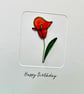 Wire Lily - Mother's Day Card - Birthday Card - Thank you Card - Easter Card - Image 2