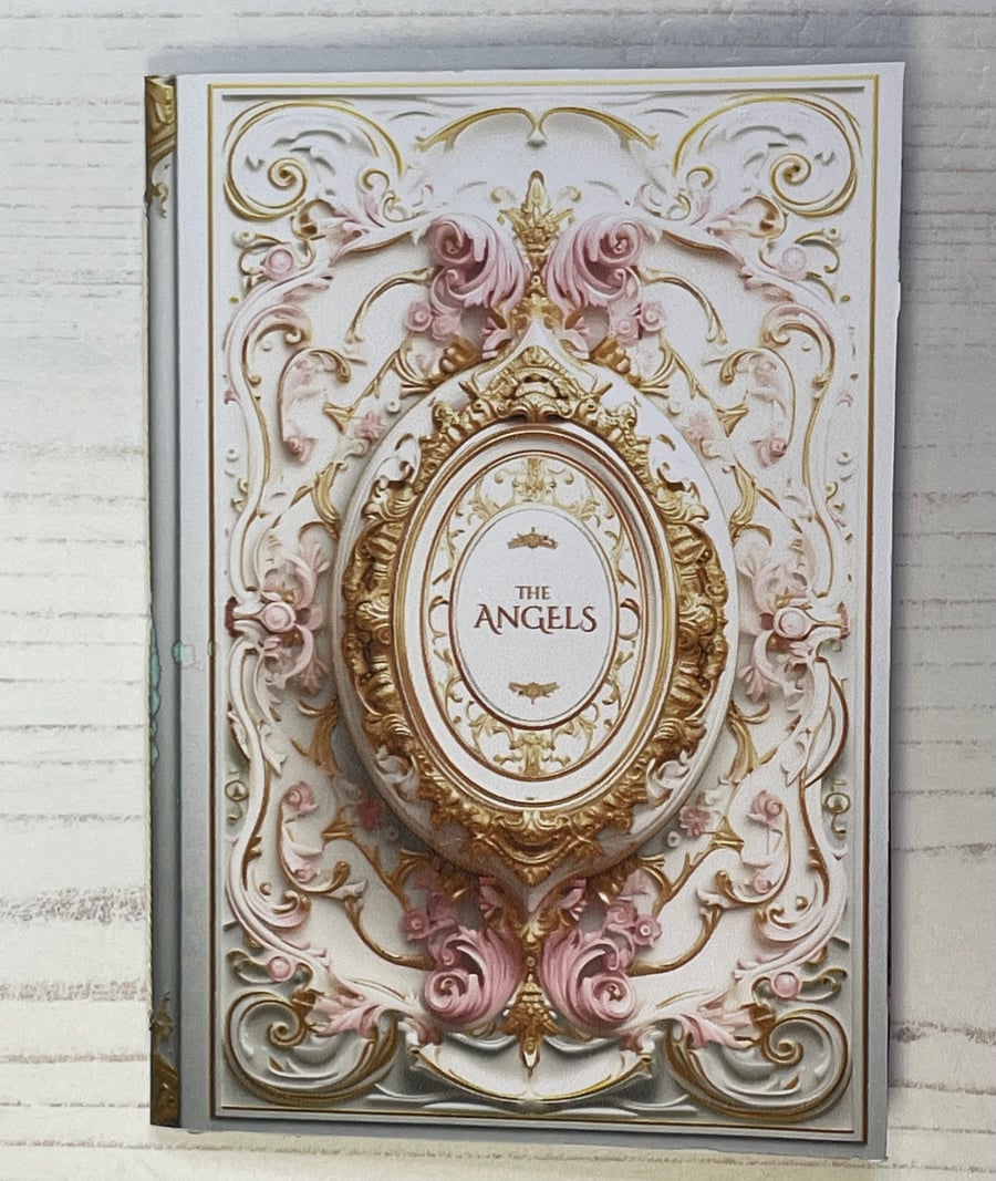 SOLD Angels Mini Journal and Lace Angel PB11
